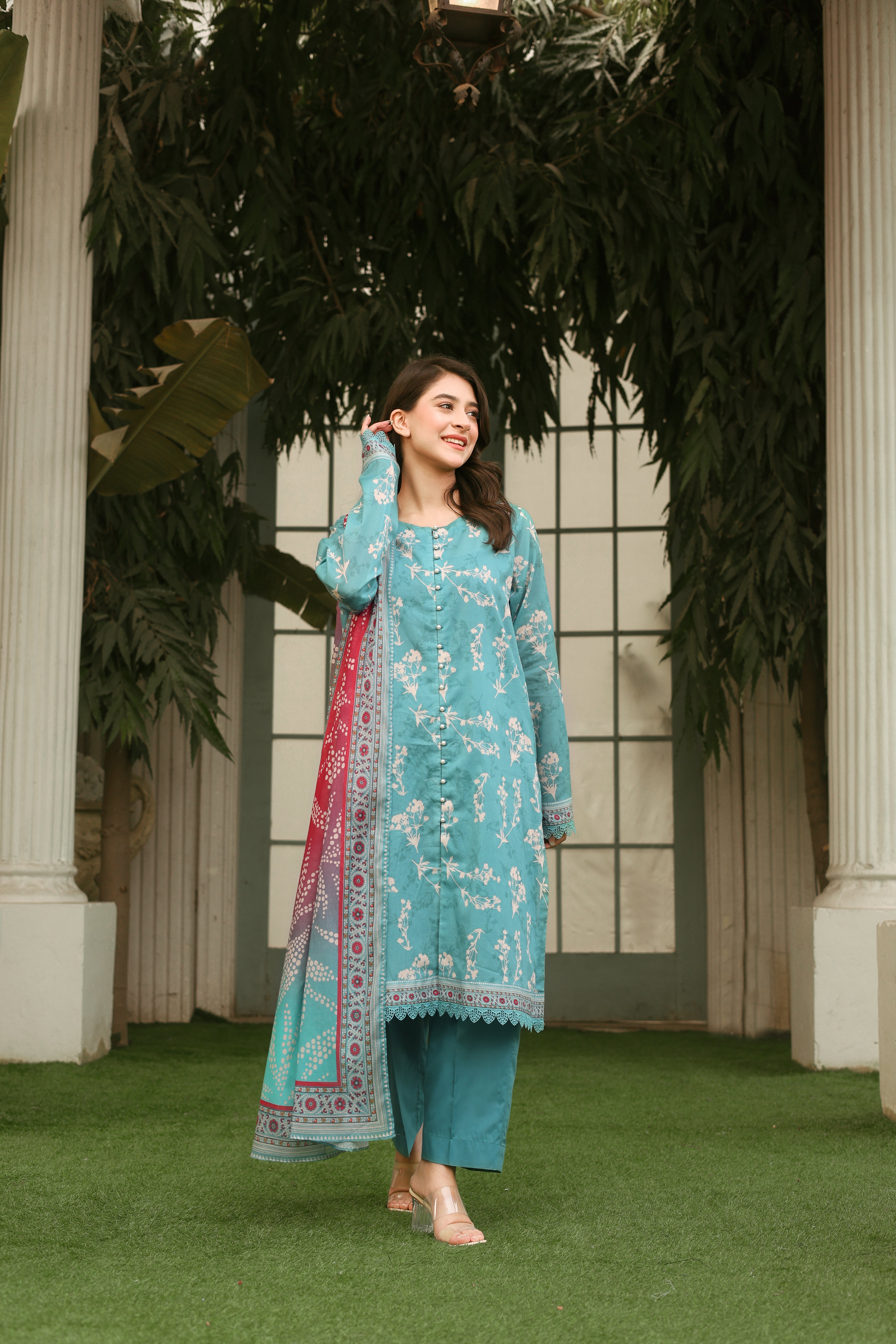 3 Piece Printed Lawn Suit