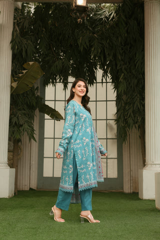 3 Piece Printed Lawn Suit