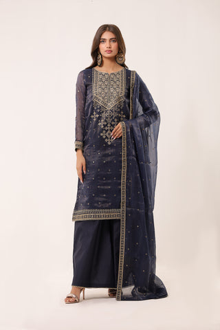 3 Piece Noor-e-Falak Embroidered Suit 