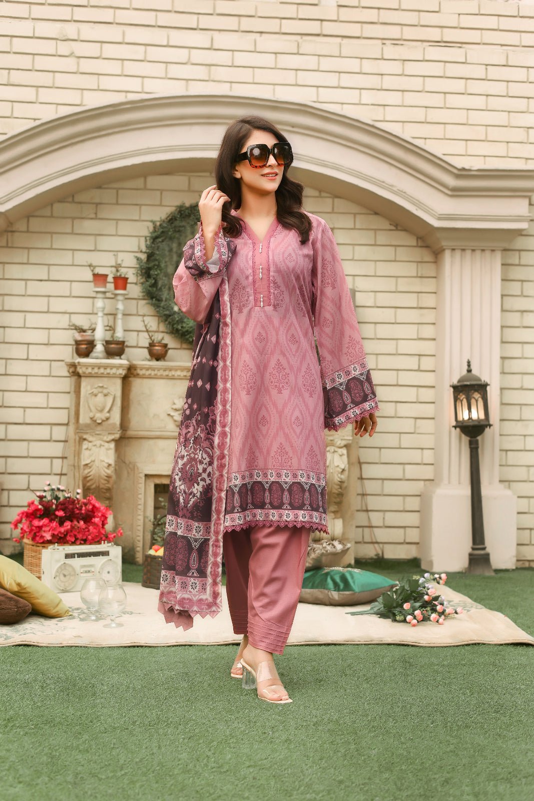 3 Piece Printed Lawn Suit