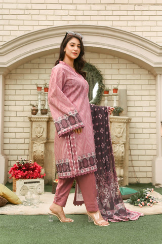 3 Piece Printed Lawn Suit